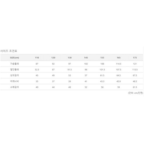 추운 겨울 날씨에 아이를 따뜻하고 편안하게 지켜주는 고성능 아동용 다운 자켓