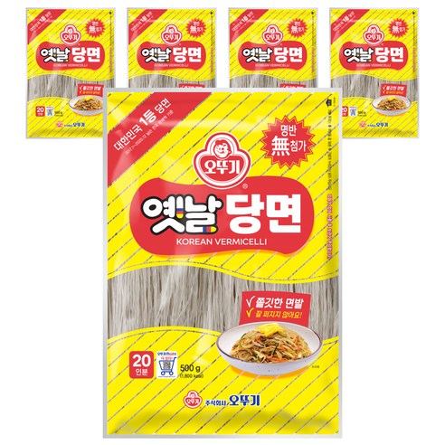 오뚜기옛날 당면, 500g, 5개