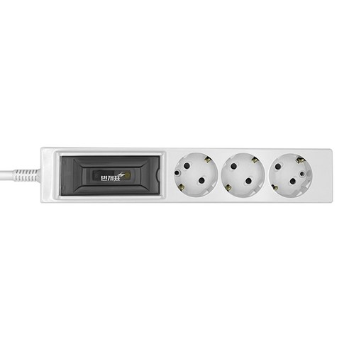 번개표 고용량 누전 과부하 차단 멀티탭 3구 SSPM-153E, 1개, 5m