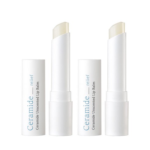 일리윤 세라마이드 무향 립밤 3.2g, 무색, 2개