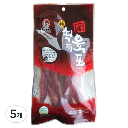 홍대감 순쇠고기 육포, 100g, 5개
