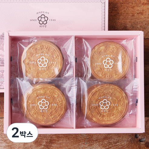 태극당 무궁화 땅콩 전병, 168g, 2박스