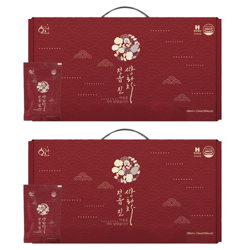 황금이네 정읍진 쌍화차 진액, 100ml, 15개입, 2박스