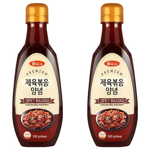 움트리 제육볶음양념, 500g, 2개