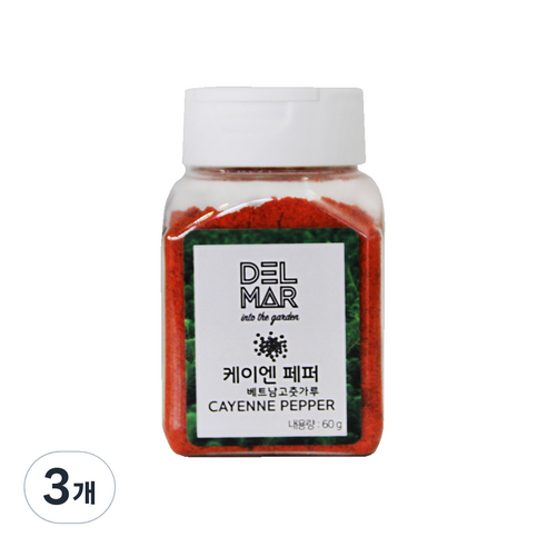 딜리셔스마켓 케이엔페퍼 베트남 고춧가루, 60g, 3개