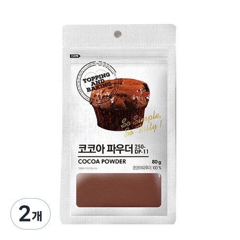큐원 코코아 파우더, 80g, 1개입, 2개