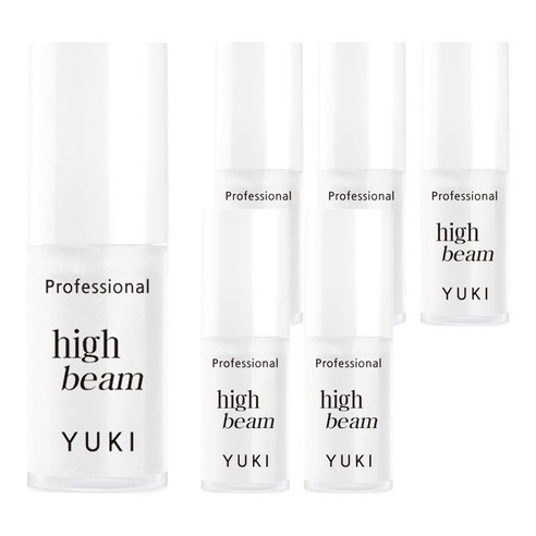 유키 프로페셔널 하이라이터 빔 5ml, 01 마시멜로우, 6개