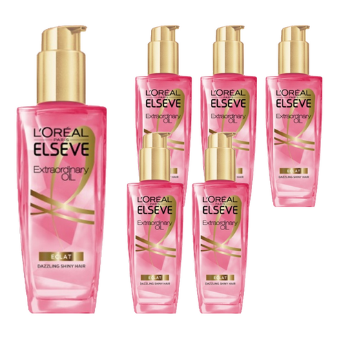 로레알파리 엑스트라오디네리 헤어오일 에끌라 로즈, 100ml, 6개