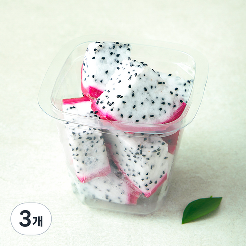 농협100 과일친구들 컵과일 용과, 160g, 3개