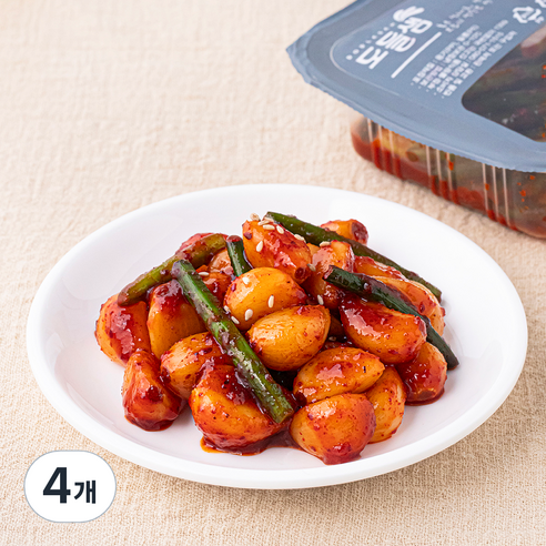 도들샘 고추장 마늘무침, 160g, 4개