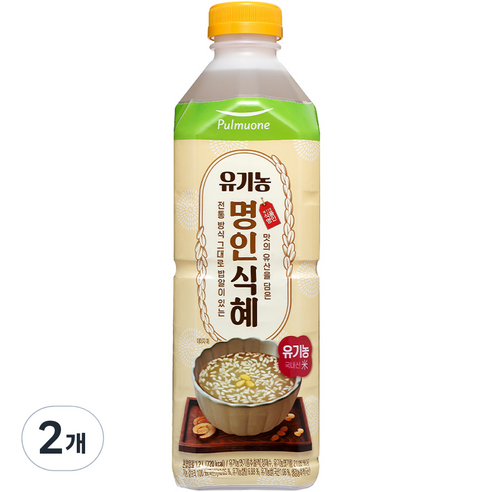 풀무원 유기농 명인식혜, 1.2L, 2개