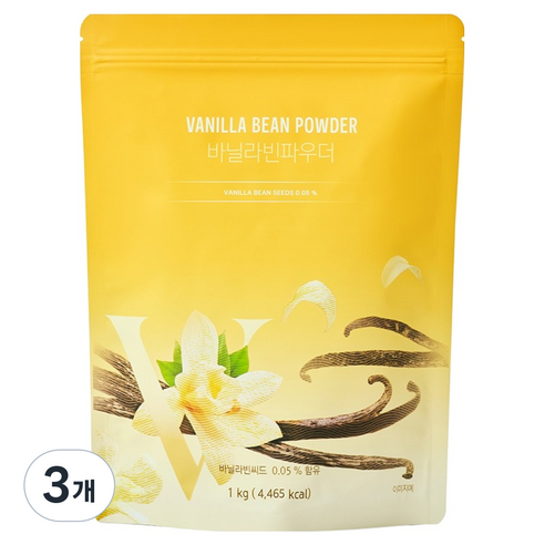 네이쳐티 바닐라빈 파우더, 1kg, 1개입, 3개