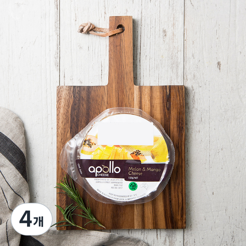 APOLLO 멜론 앤 망고 치즈, 125g, 1개입, 4개