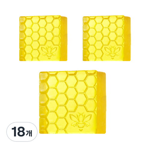 미친스킨 프로폴리스 벌집모공팩 비누, 90g, 18개