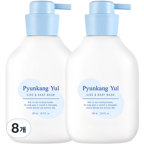 편강율 키즈앤베이비 워시 스위트 오렌지, 590ml, 8개