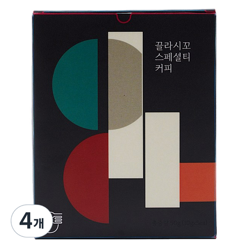 끌라시꼬 에티오피아 예르가체프 코케 커피백 스페셜티 싱글오리진, 4개, 5개입, 50g