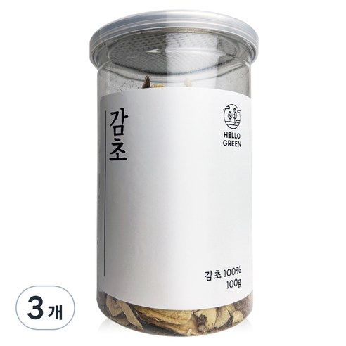 헬로우그린 감초, 100g, 3개