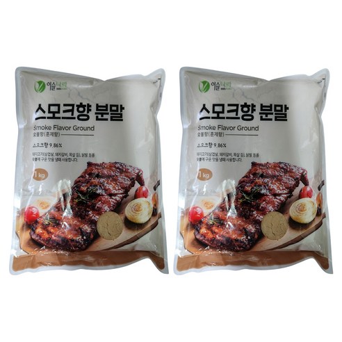 이슬나라 스모크향 분말, 1kg, 2개