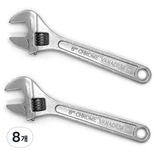 카이만 몽키스패너 8인치, 8개
