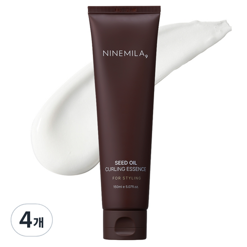 나인밀라 시드 오일 컬링 에센스, 150ml, 4개