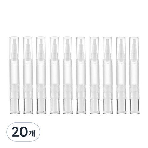 그레이거 다용도 5ml 펜 공병, 혼합색상, 20개