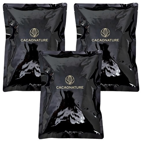카카오네이처 화이트 컴파운드 코팅 초콜릿, 1kg, 3개