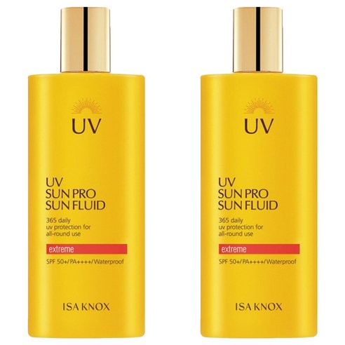 이자녹스 UV선프로 365 익스트림 선플루이드 SPF50+ PA++++, 70ml, 2개
