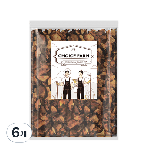 초이스팜 볶은 돼지 감자차, 100g, 6개