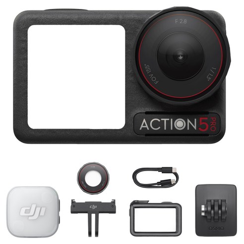 DJI Osmo Action 5 pro 브이로그 스탠더드 콤보 액션캠 + 마이크 미니 2 송신기 세트, 액션캠(AC003), 송신기(DMMT02), 액션캠(단일색상) + 송신기(혼합색상)