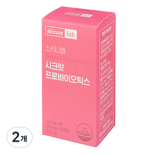 스키니랩 시크릿 프로바이오틱스, 30정, 2개