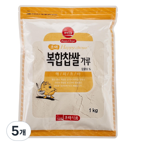 초야 복합찹쌀가루, 1kg, 5개