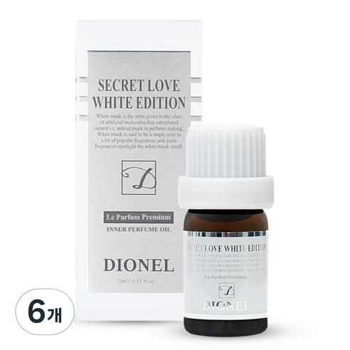 디오넬 시크릿 러브 화이트 에디션, 5ml, 6개