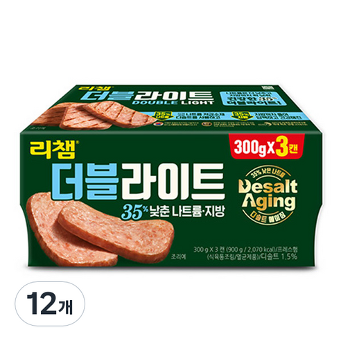 리챔 더블라이트 3p, 300g, 12개