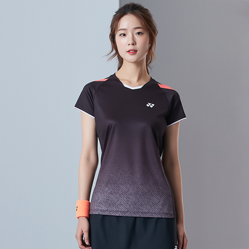 요넥스 여성용 배드민턴 티셔츠 211TS012F