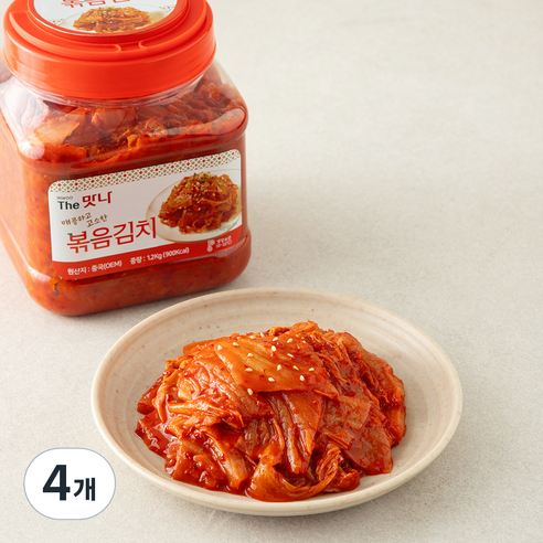 인우 더맛나 볶음김치, 1.2kg, 4개