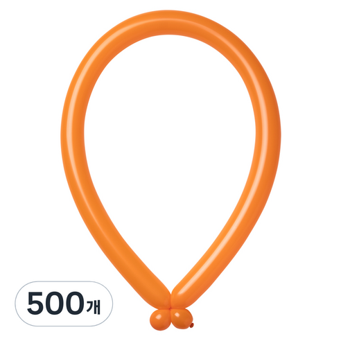 조이벌룬 260 풍선, 오렌지, 500개