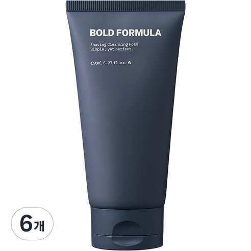 볼드포뮬러 쉐이빙 클렌징 폼, 150ml, 6개