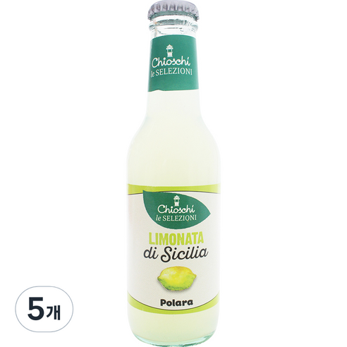 폴라라 치오스치 리모나타 레몬, 200ml, 5개