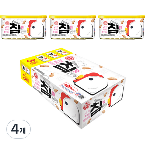 오뚜기 칰햄 오리지널 3p, 600g, 4개