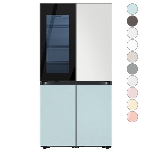 [색상선택형] 삼성전자 비스포크 4도어 냉장고 868L 방문설치, RF85C94J2AP