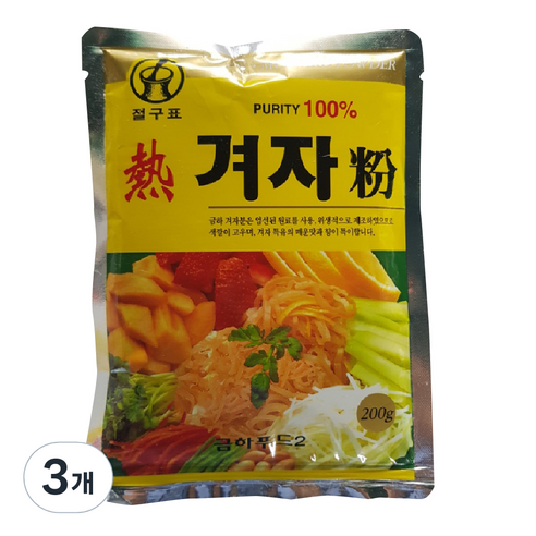 금하 겨자분, 200g, 3개