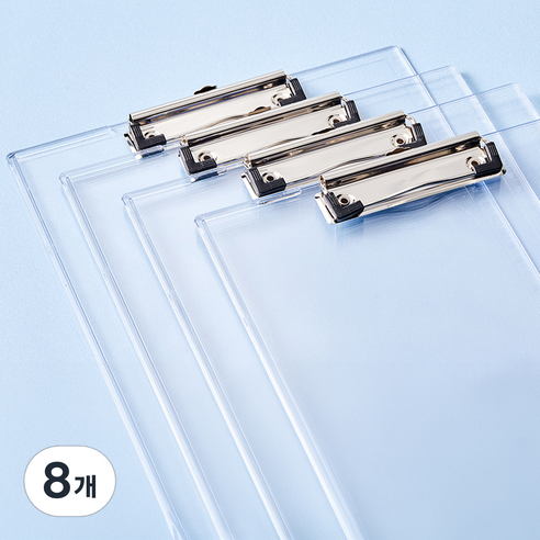코멧 클리어 크리스탈 클립보드, 8개