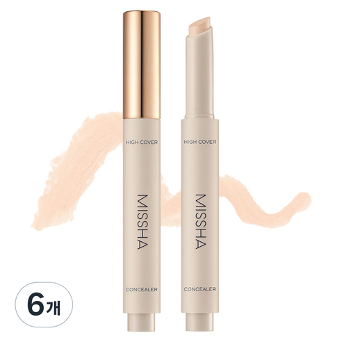 미샤 하이 커버 스테이 스틱 컨실러 2.8g, 페어, 6개