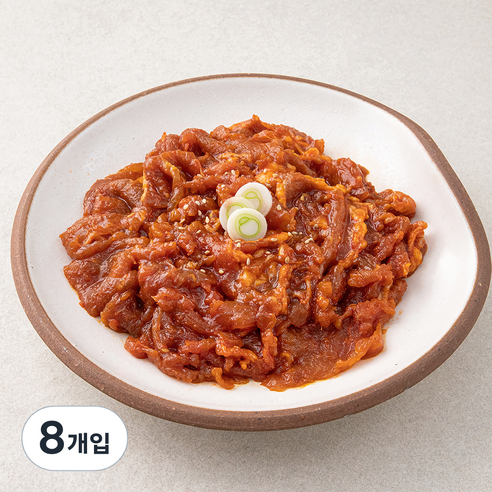 딜리조이 국내산 돼지고기로 만든 매콤 제육볶음 (냉장), 600g, 8개입
