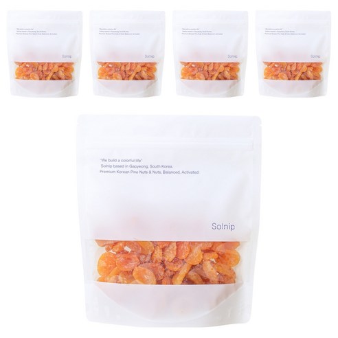 솔닙 달콤하고 향긋한 건살구, 180g, 5개