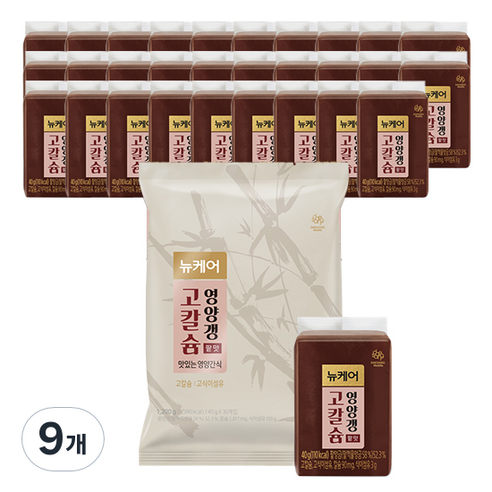 뉴케어 고칼슘 영양갱, 1.2kg, 9개