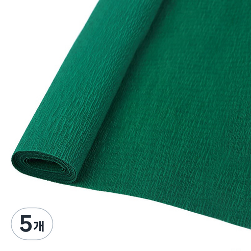 마다꾸미 주름지 구김지 42 딥그린 50 x 250 cm, 5개, 1색
