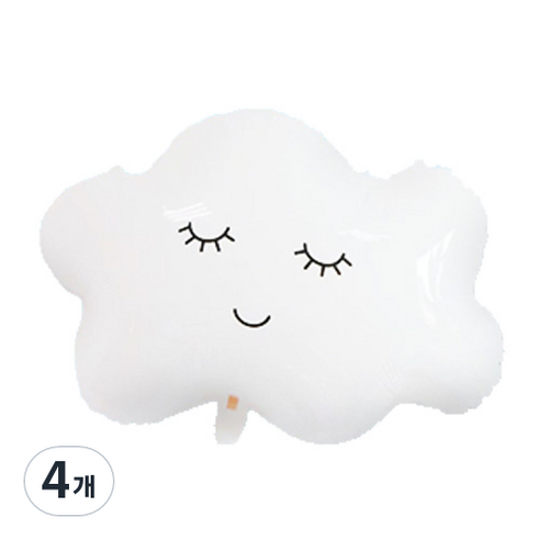 은박풍선 장식, 구름, 4개