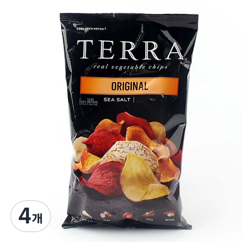 테라 오리지널 베지터블칩스, 141g, 4개