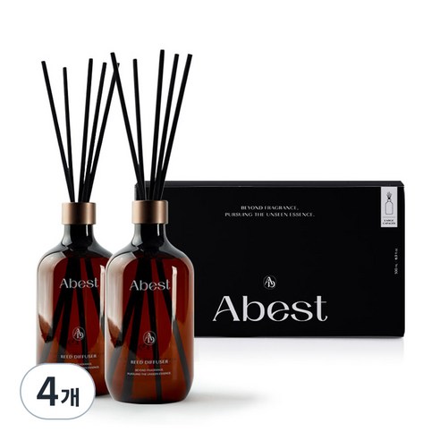 아베스트 프리미엄 디퓨저, 미드썸머나잇, 500ml, 4개